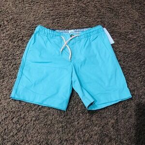 Free Planet Mens Slim Fit Shorts Bright Turquoise FS9P43BRQCG Size XS‎ 28 NWT